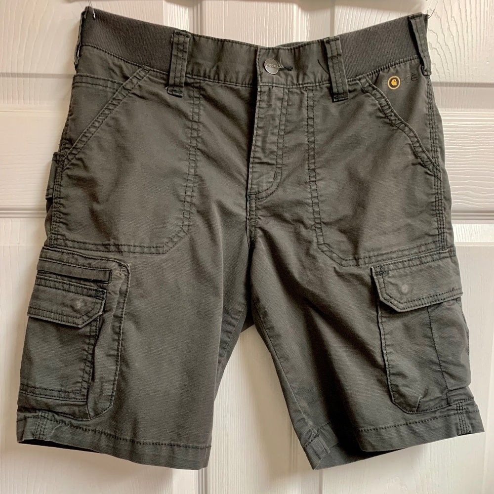 WOMENS CARHART RELAXED FIT CARGO SHORT
